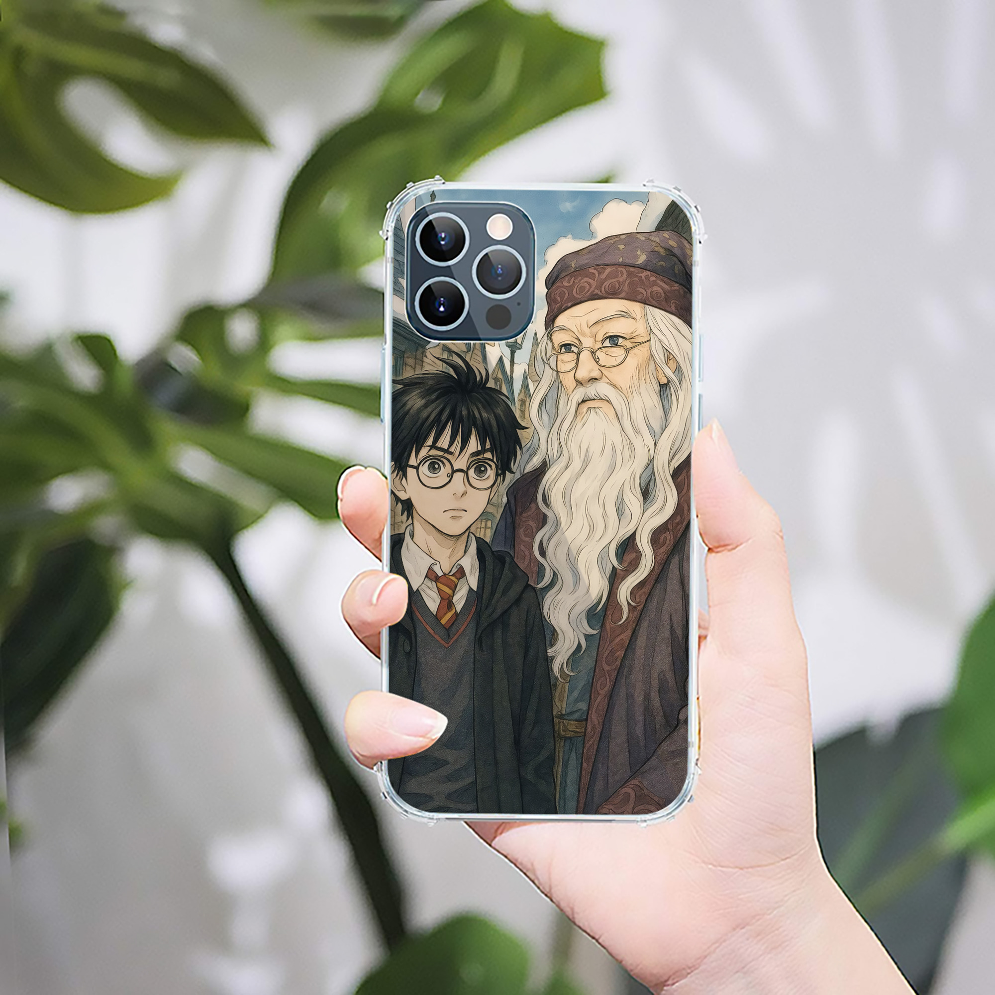 （画像用） Harry Potter ハリー・ポッターシリーズ 【iPhone 12シリーズ対応】透明スマホケース（クリアソフトケース）